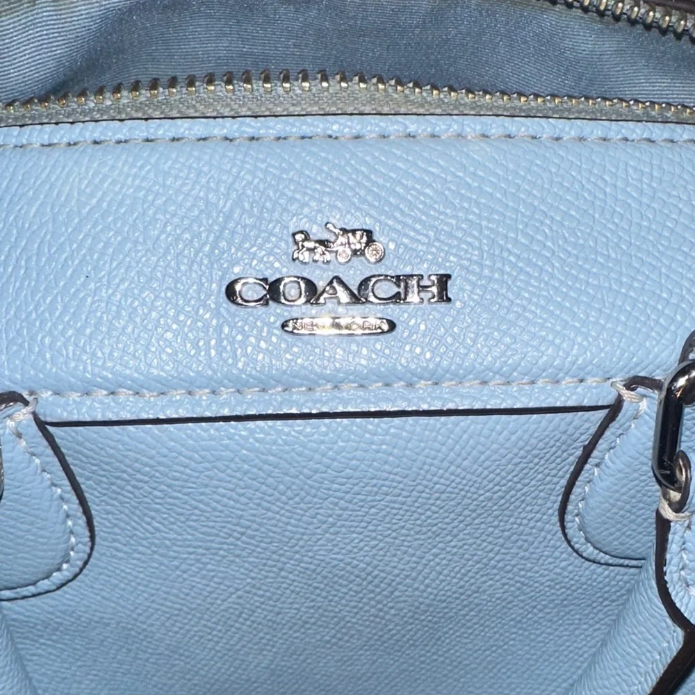 Coach Light Blue Crossbody Bag - Picture 3 of 12